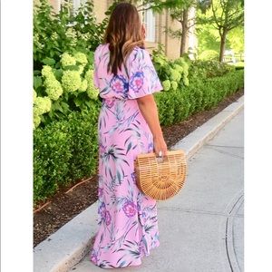 SHOW ME YOUR MUMU Marianne Maui Wowi Wrap Dress